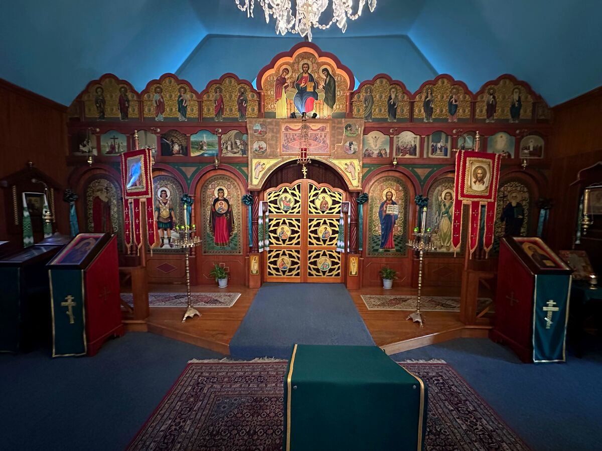 The iconostasis of St. Paul Melkite Mission